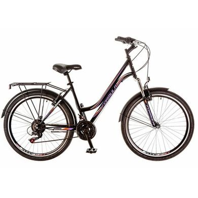 Велосипед 26 Formula OMEGA AM 14G Vbr рама-18 St чорно-фіолетовий з багажником зад St, з крилом St 2017 1890241 фото