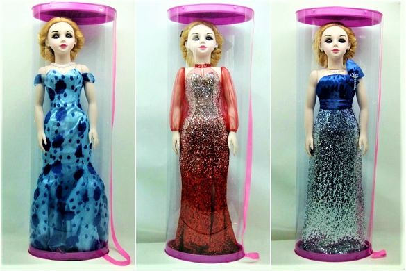 60374-7 кукла интерактивная ходячая вечернем платье 40-дюймовая со светом и музыкой подвижными руками ногами 3 модели 20500519 фото