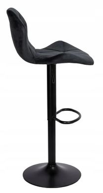 Барний стілець Hoker Just Sit Sevilla Velvet Чорний 20200184 фото