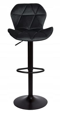 Барный стул Hoker Just Sit Sevilla Velvet Черный 20200184 фото