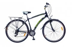 Велосипед SKD 28 Optimabikes HIGHWAY AM Vbr Al с багажн. черно-зелен. 2015 1890142 фото
