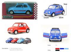 Колекційна іграшкова модель FIAT 500 KT5004W інерційна (Червоний) 21304323 фото