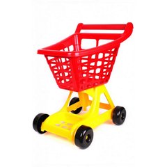 Детская игровая "Тележка для супермаркета" ТехноК 4227TXK, 56х47х36.5 см (Красный) 21300953 фото