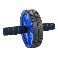 Тренажер MS 0871-1 колесо для мышц пресса, 29 см. (Синий) 21307166 фото