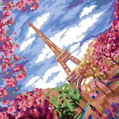 Картина по номерам. "Весна в Париже" 40*40см KpNe-02-02 21302403 фото