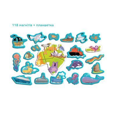 Развивающая магнитная игра "Карта планеты" DoDo 200201 21305650 фото