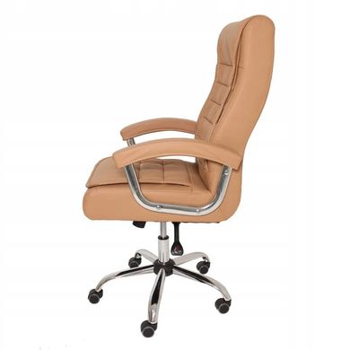 Крісло офісне Js Bergano світло коричневе 20200234 фото