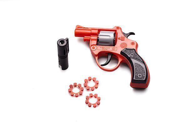 Игрушечный револьвер с пистонами Golden Gun 118GG 21301003 фото