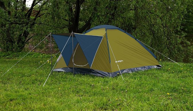 Палатка 4-х местная Presto Acamper Monodome 4 Pro зеленый - 3000мм. H2О - 2,8 кг. 22600047 фото