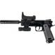 Іграшковий пістолет "Beretta 92 з глушником та лазарним прицілом" Galaxy G053A Пластиковий 21301053 фото 1