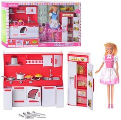 Кукла типа Барби кухня DEFA 8085 с продуктами 21303874 фото