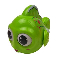 Детская игрушка для ванной Рыбка 6672-1, инерционная, 11 см (Зеленый) 21301304 фото