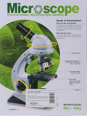 Игрушечный микроскоп C2129 с аксессуарами 21300454 фото