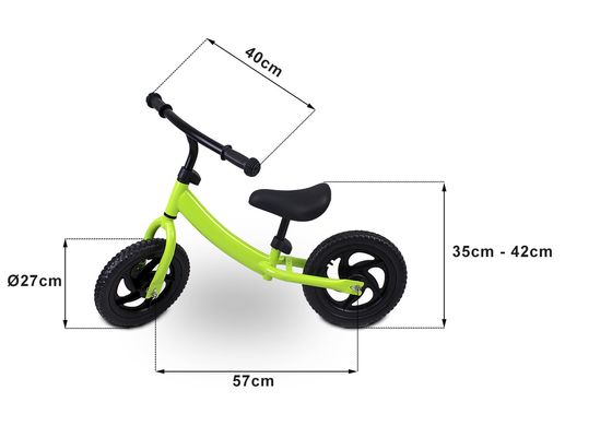 Велосипед Just Drive Balance R1 (зелений) 20200304 фото
