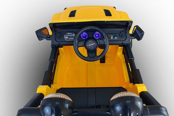 Електромобіль Just Drive Grand-Rs2 - жовтий 20200361 фото