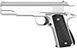 G13S Страйкбольний пістолет Galaxy Colt M1911 Classic метал пластик срібло з кульками та кобурою 20500950 фото 2