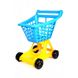 Детская игровая "Тележка для супермаркета" ТехноК 4227TXK, 56х47х36.5 см (Синий) 21300954 фото