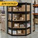 Стеллаж угловой LEOBRO Premium Black 180 &times; 90 &times; 40 см, 175 кг/полка, 5 полок (LB-R124) 22500199 фото 10