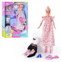 Кукла типа Барби беременная DEFA 8009 с аксессуарами 21303875 фото