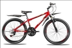 Велосипед алюмінієвий Premier XC24 13 червоний з чорн-біл-зел-жовт 1080072 фото