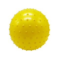 М'яч гумовий Їжачок Bambi BT-PB-0139 діаметр 23 см (Жовтий) 21300505 фото