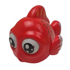 Детская игрушка для ванной Рыбка 6672-1, инерционная, 11 см (Красный) 21301305 фото
