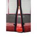 Батут Atleto 252 см з подвійними ногами з сіткою червоний 7000165 фото 4