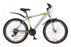 Велосипед 26 Discovery TREK AM 14G Vbr рама-18 St серо-желтый (м) с крылом Pl 2018 1890417 фото