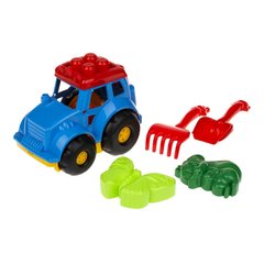 Песочный набор Трактор "Кузнечик" №2 Colorplast 0213 (Синий) 21301806 фото