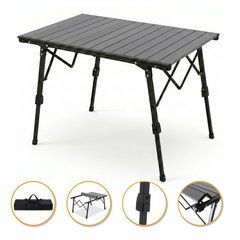 Раскладной туристический стол LEOBRO Pro Camp Black Alu (LB-1064) 22500050 фото