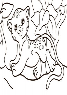 Дитяча водна розмальовка: Екзотичні тварини 734012, 8 сторінок 21307119 фото