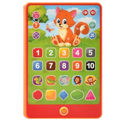 Детский интерактивный планшет SK 0016 на укр. языке (Оранжевый) 21300556 фото