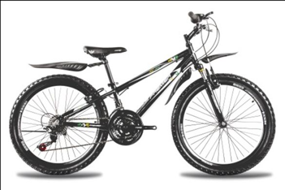 Велосипед алюминий Premier XC24 13 черн с красн-бел-зел-желт 1080073 фото