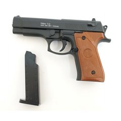 Іграшковий пістолет на кульках "Беретта 92" Galaxy G22 Метал, чорний 21301057 фото
