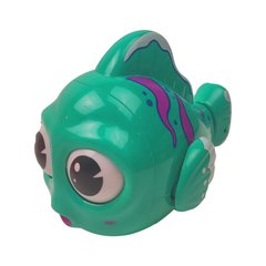 Детская игрушка для ванной Рыбка 6672-1, инерционная, 11 см (Бирюзовый) 21301307 фото