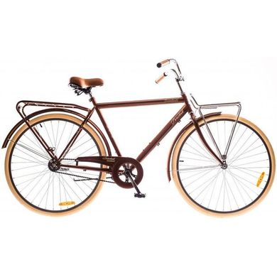 Велосипед 28 Dorozhnik COMFORT MALE 14G Velosteel St з багажн. коричневий 2016 1890095 фото