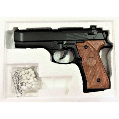 Игрушечный пистолет на пульках "Беретта 92" Galaxy G22 Металл, черный 21301057 фото