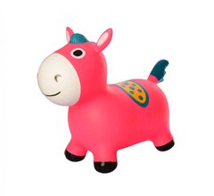 Дитячий стрибун конячка MS 2994 гумовий (Pink) 21306344 фото