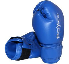 Перчатки боксерские - 8 ун синие 1640634 фото