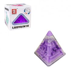 Головоломка Пирамидка лабиринт F-3 пластиковая (Фиолетовый) 21300181 фото