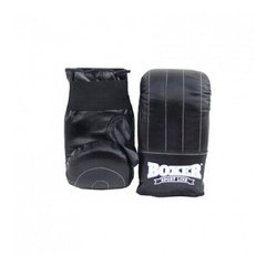 Перчатки Тренировочные BOXER (кожвинил 0.6мм,нап.-поролон) черные (код УКТЗЕД 9506) 1950052 фото