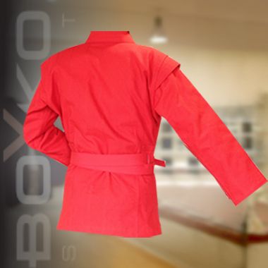 Куртка SAMBO красная (ткань ёлочка), р. 34/рост 134 1640434 фото