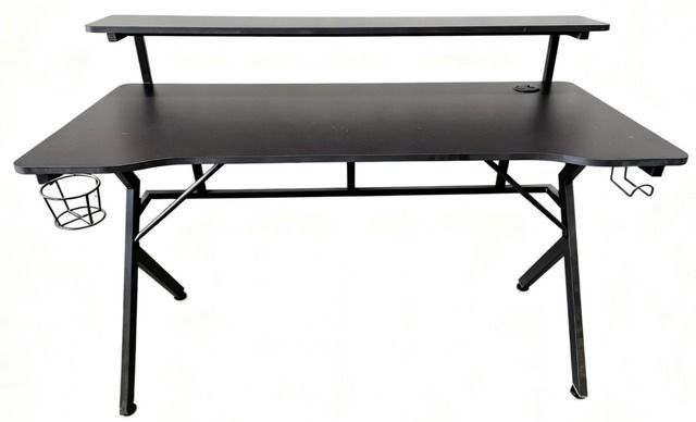 Игровой компьютерный стол Bonro B-06, столешница 15 мм, чёрный 7001096 фото