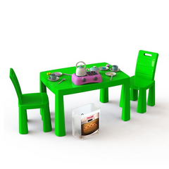 Игровой набор Кухня детская DOLONI-TOYS 04670/1 (34 предмета, стол + 2 стульчика) (04670/1) 21304128 фото