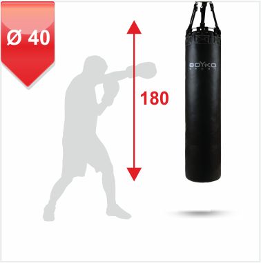 Мешок боксёрский с узлом крепления на ремнях, размер: 180х40 1640009 фото