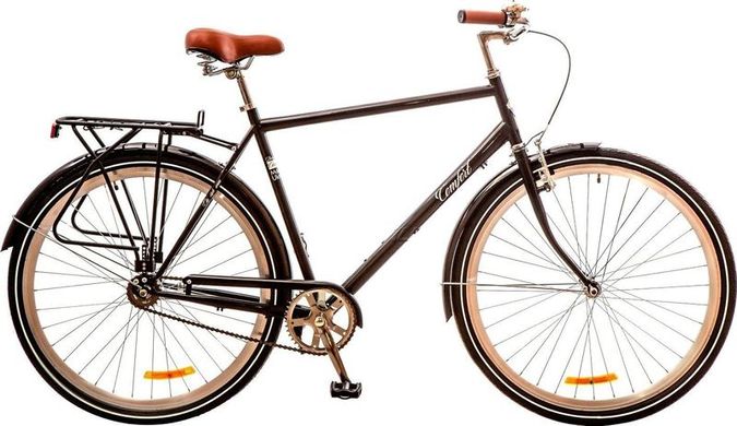Велосипед 28 Dorozhnik COMFORT MALE 14G Velosteel St чорний (м) з багажн. 2016 без переднього багажника 1890096 фото