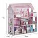 Дерев&rsquo;яний ляльковий будиночок PinkPalace з меблями та терасою 22900095 фото 4