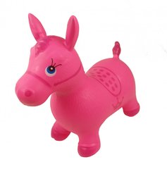 Детский прыгун-лошадка MS 0373 резиновый (Розовый) 21306322 фото