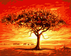 Картина по номерам. Art Craft "Золотое солнце Африки" 40*50 см 10507-AC 21302409 фото