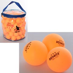 Шарики для настольного тенниса MS 2201, в сумке 100 шт (Оранжевый) 21307601 фото